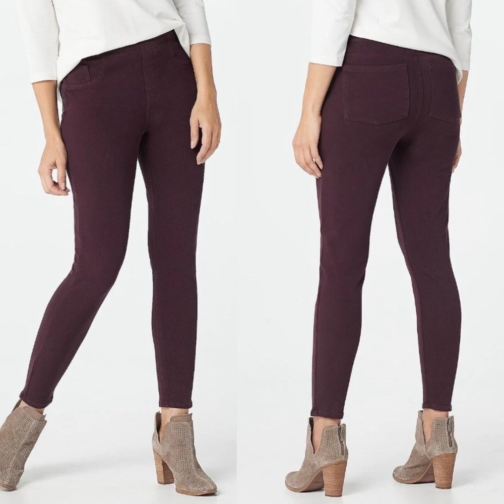 NWT Spanx Jean-Ish Ankle High Waist Pull On Jeans Leggings with Pockets
